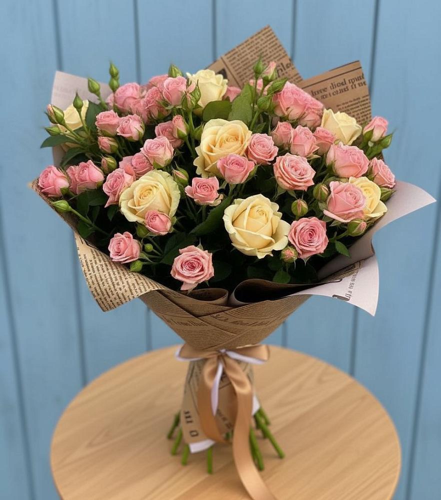 Букет варенье из роз в Абинске Букет цветов из: Розы в Абинске