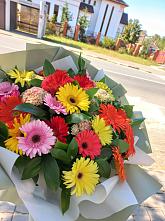 Букет цветов из:  Герберы #REPLACE_PRED# Абинске