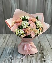 Букет цветов из:  Гвоздики, Розы и Хризантемы #REPLACE_PRED# Абинске