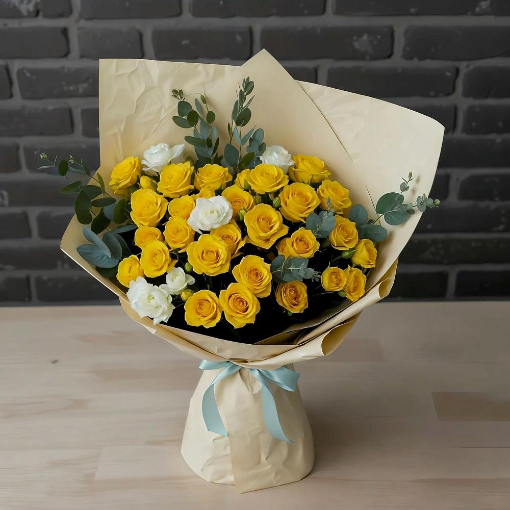 Букет цветов из: Розы в Абинске