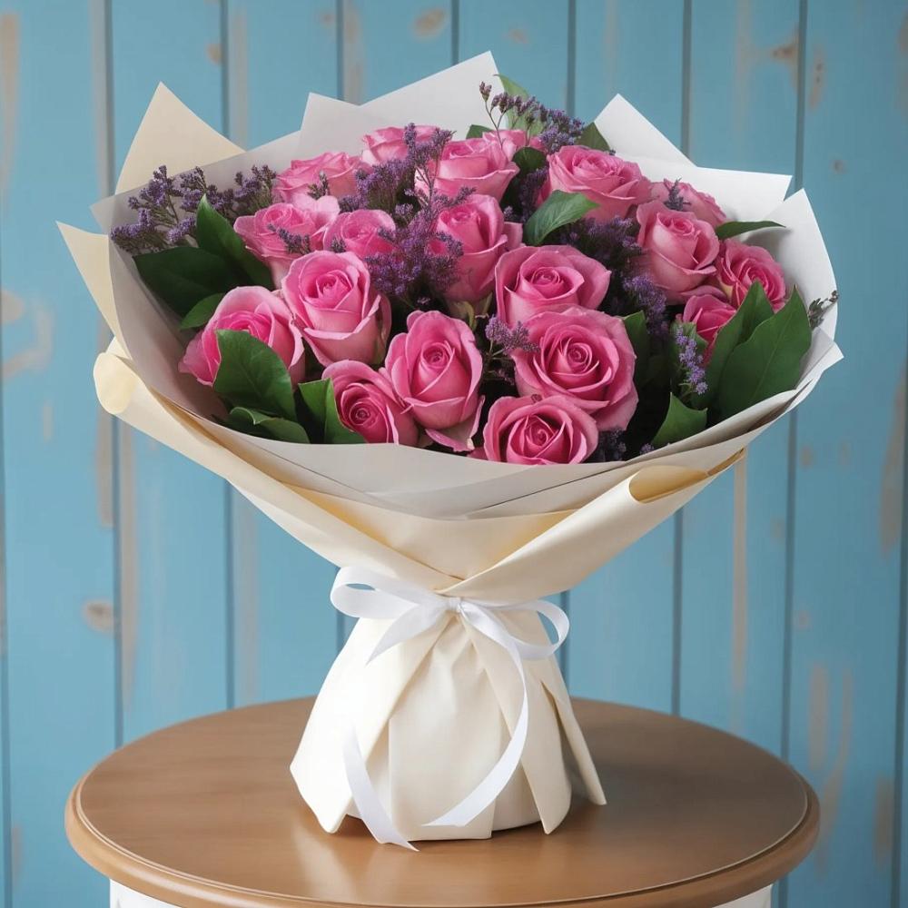 Букет цветов из: Розы в Абинске