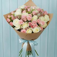 Букет романтичный подарок в Абинске Букет цветов из:  Розы в Абинске